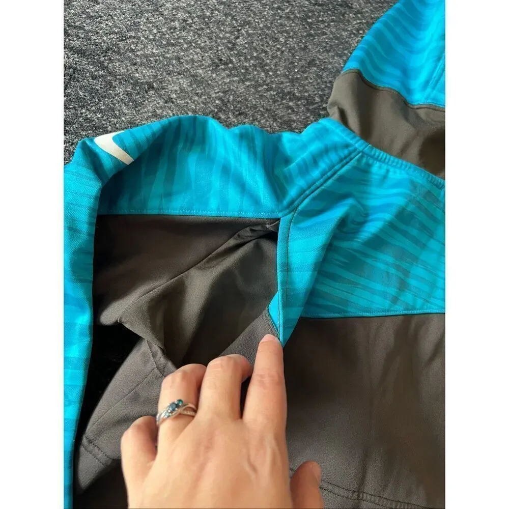 Youth Large Nike KD Blue and Gray Jacket